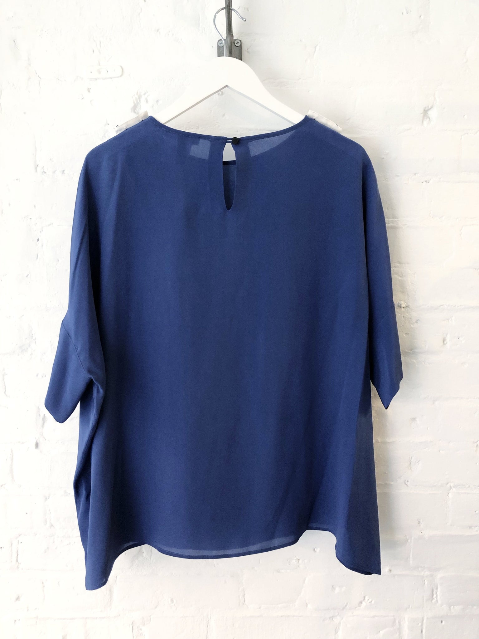 Detachable Silk Sailor Collar Top – Colenimo