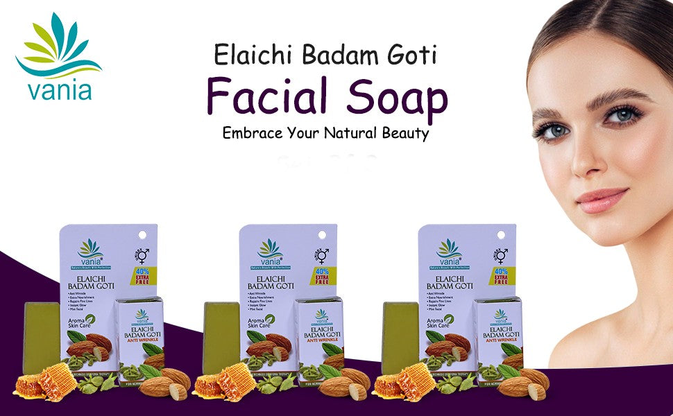 ELAICHI BADAM GOTI FACIAL SOAP EMBRACE YOUR NATURAL BEAUTY