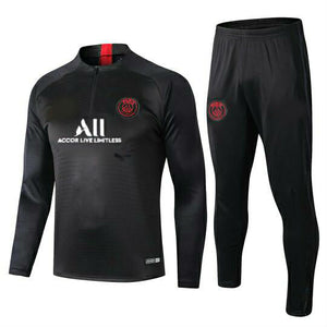 PSG Tracksuit Black 20119 | Buy Football Tracksuits Online in India ...