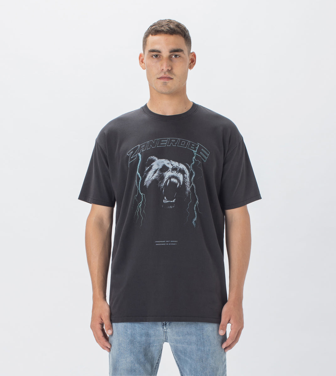 Bear Box Tee GD Black – ZANEROBE