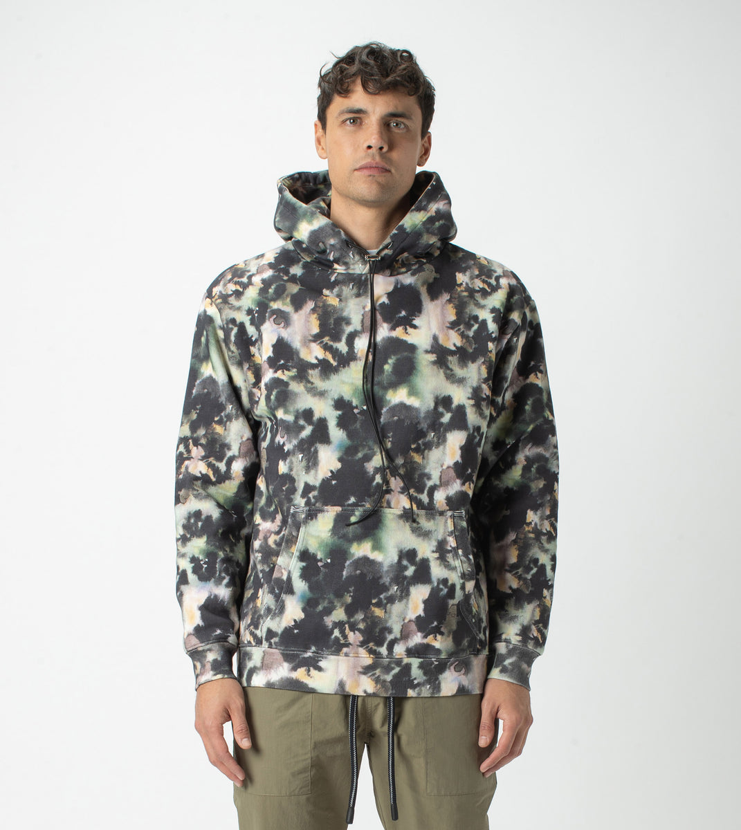 Foliage Hood Sweat Moss Multi – ZANEROBE