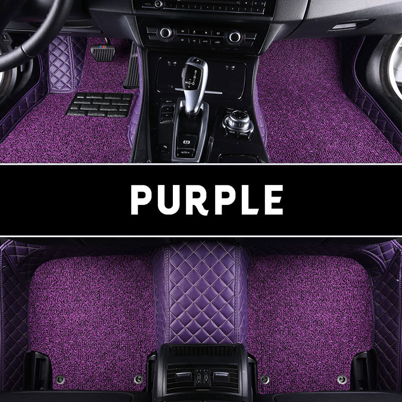 purple car mats