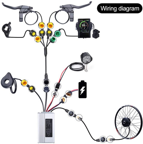 BAFANG 500W 48V első agymotor szett