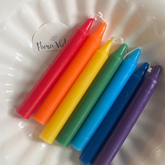 Chakra Ritual Candles | Singles
