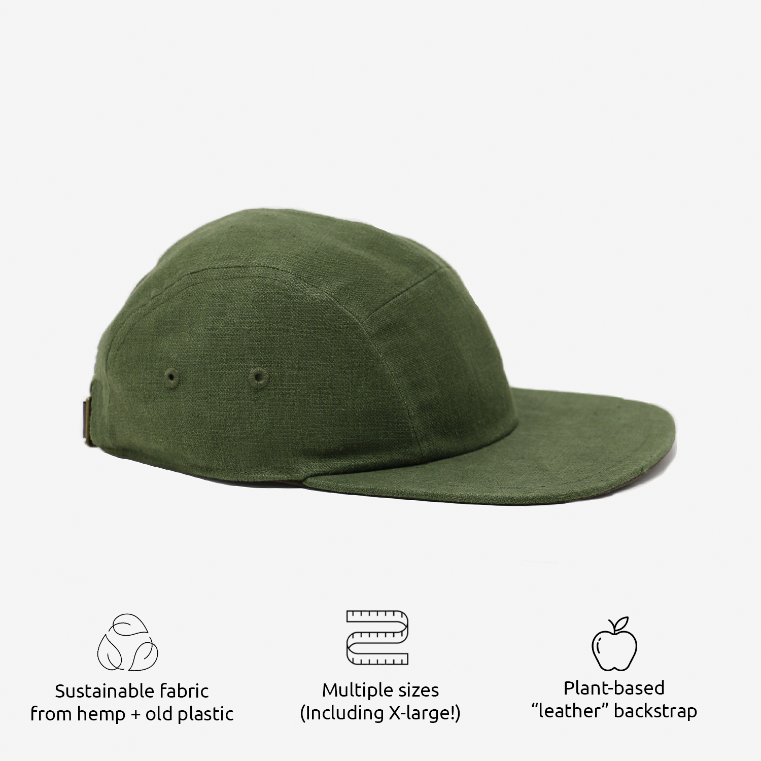 Lada Melodieus experimenteel Premium Olive Hat 5-Panel | Eco-friendly, Sustainable & Top-Quality –  storied hats