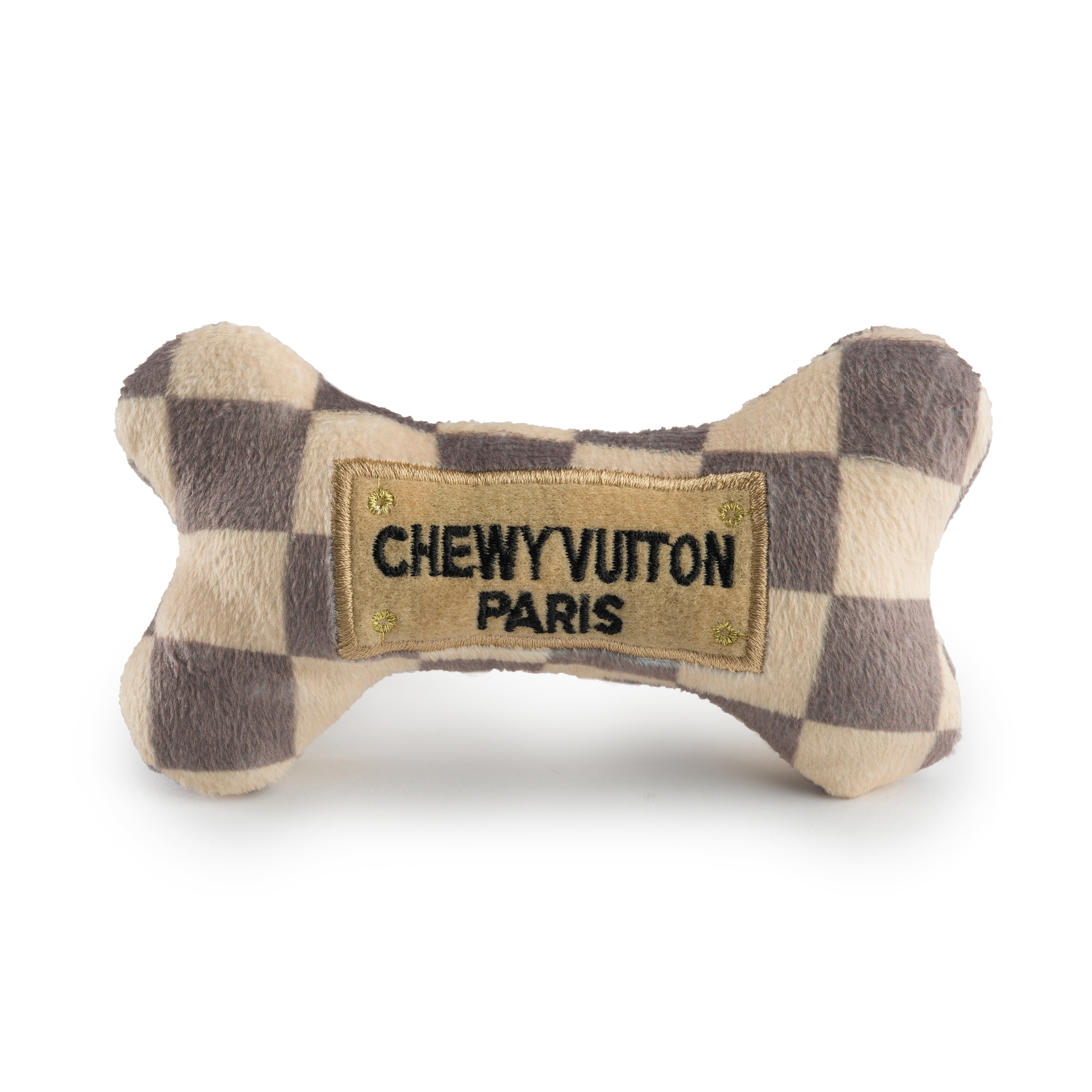 Checker Chewy Vuiton Bone • Small