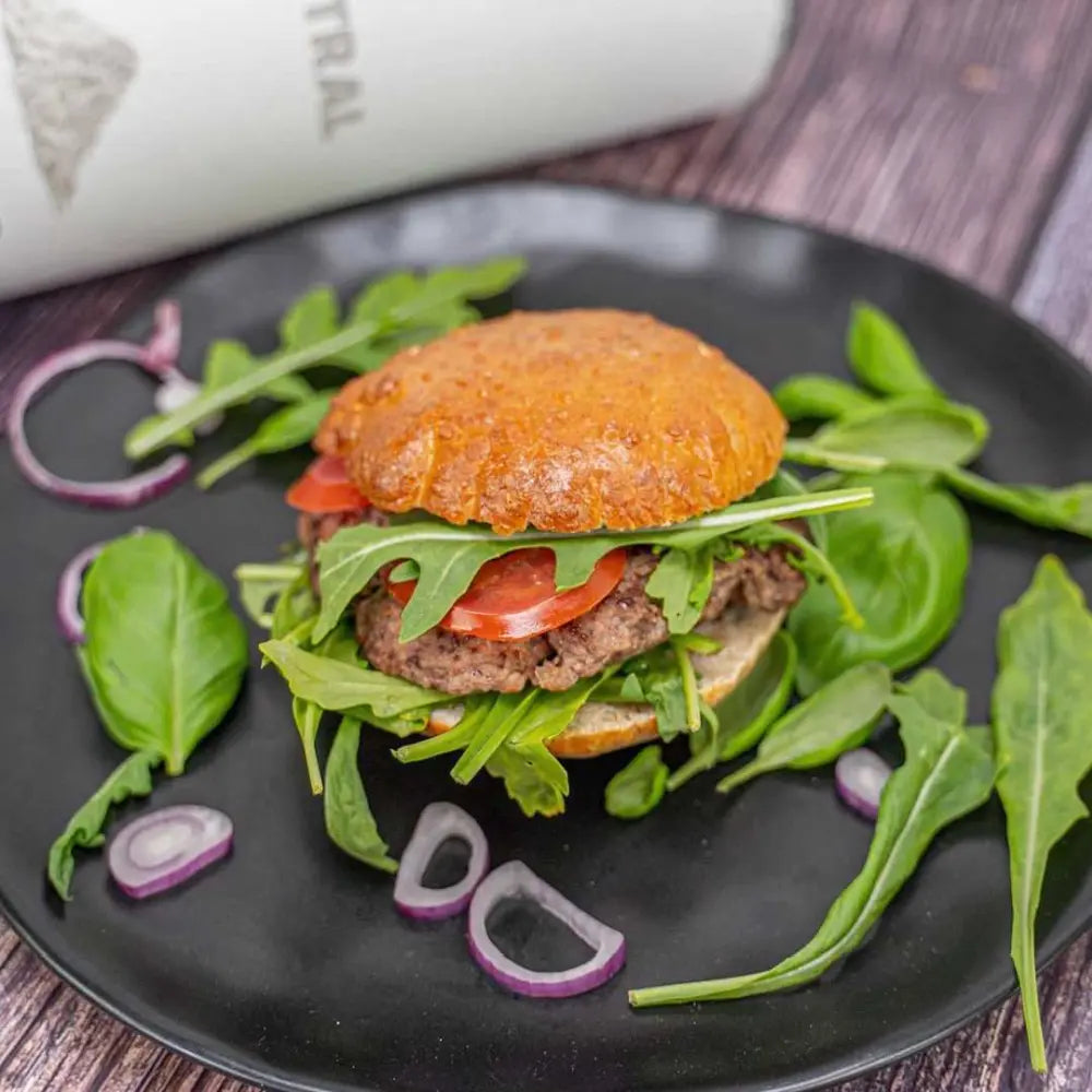 Rezept Proteinburger mit selbstgemachtem Burger Bun