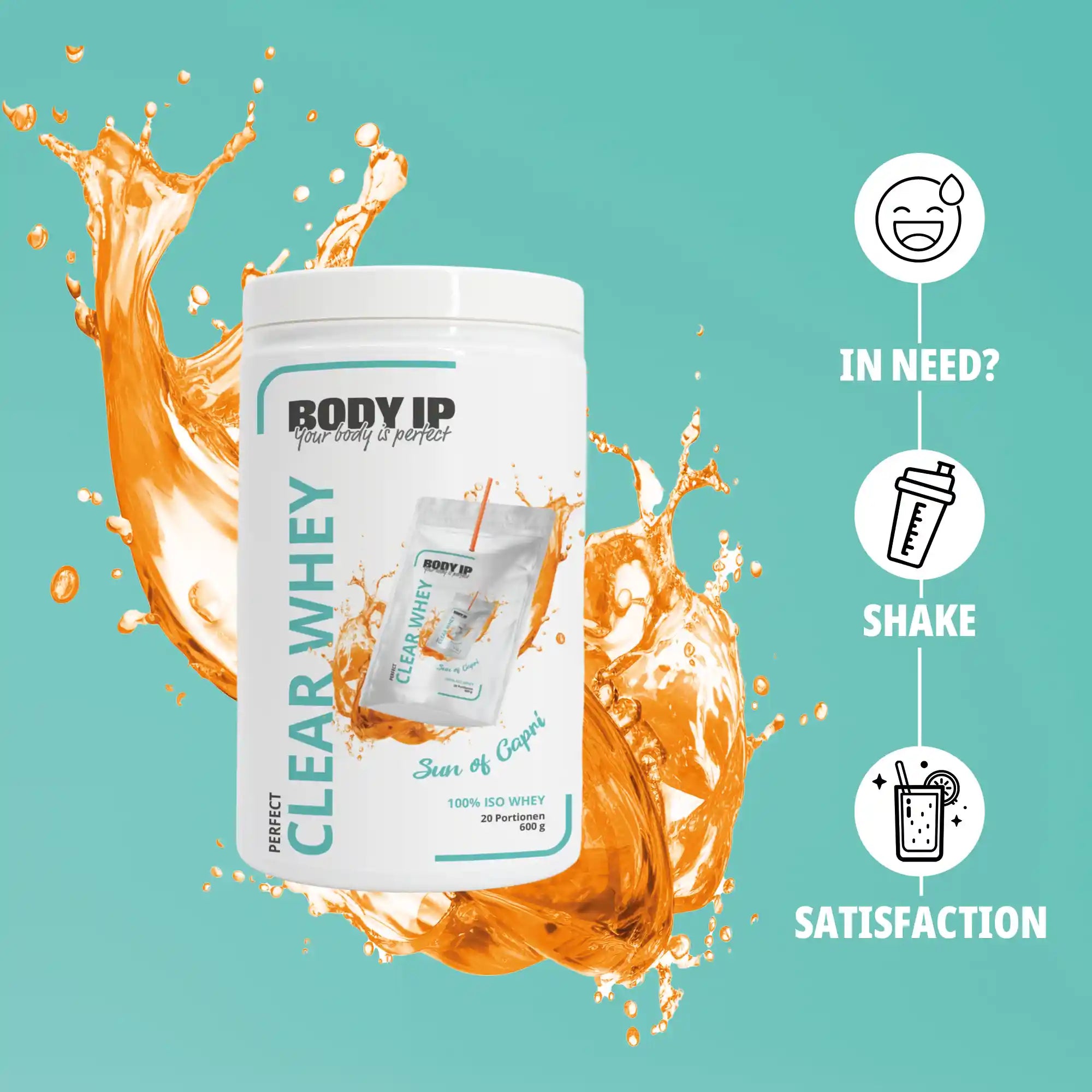 Perfect Clear Whey Isolat lecker BODY IP
