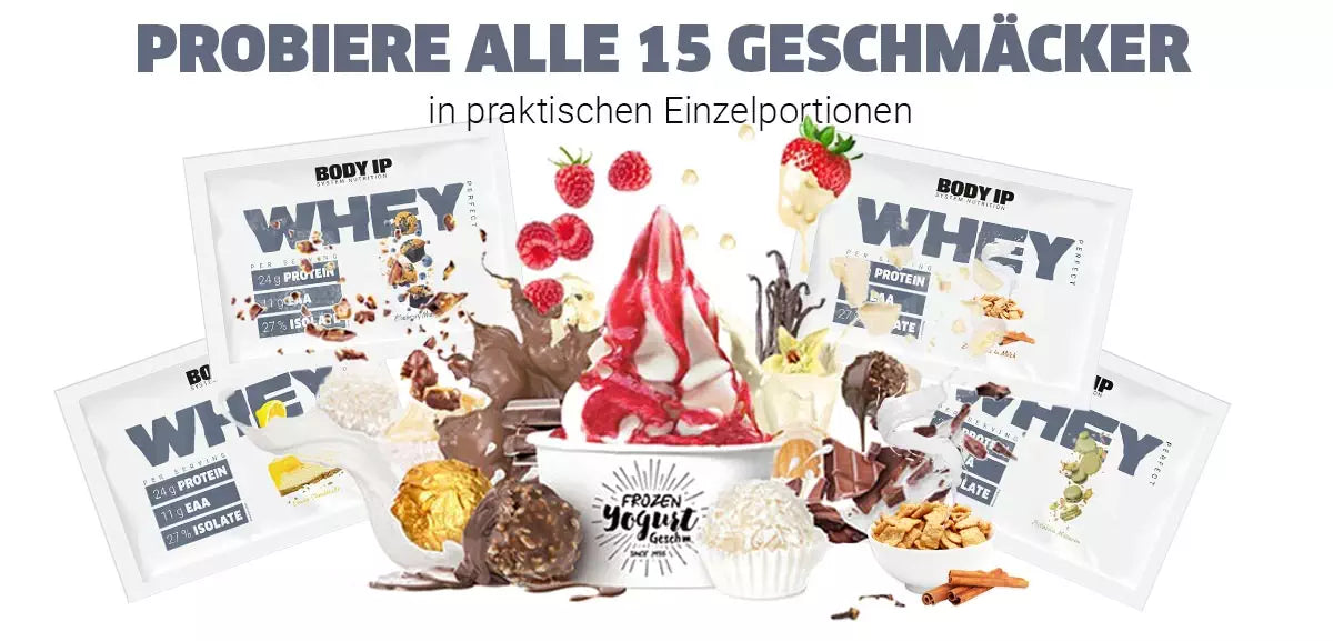 Perfect Whey Geschmäcker Einzelportionen