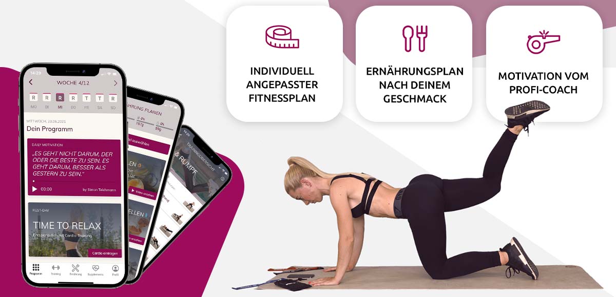 Fitness App für Frauen Schlank und Fit in 12 Wochen