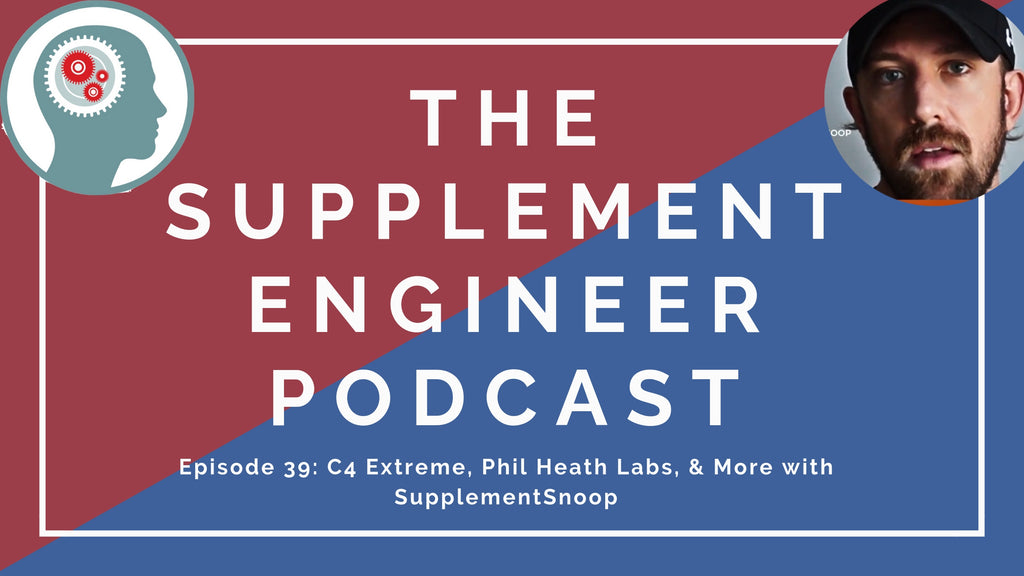 Episode #39 of the Supplement Engineer Podcast Justin Hall, founder of SupplementSnoop, joins me to discuss several recent supplement releases including the new Cellucor C4 Extreme, SNS Thermagize XT, and more.