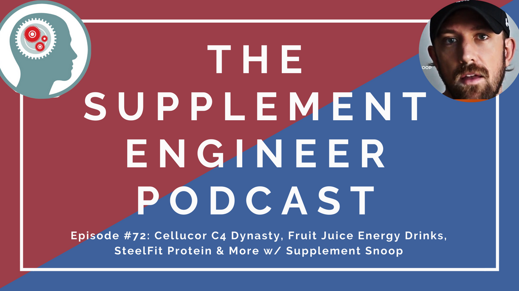 Justin Hall, founder of Supplement Snoop, rejoin the Supplement Engineer Podcast for Episode #72 where we recap the week in supplements including new Cellucor C4 Dynasty, Glaxon Hybrid, Alpha Lion Cheetah, SteelFit Protein Powder, and more.