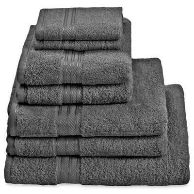 dark gray bath towels