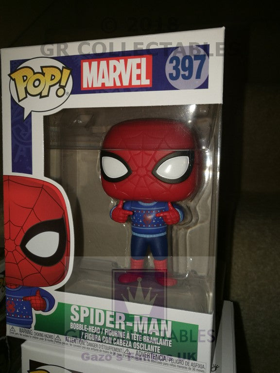 funko pop spider man ugly sweater