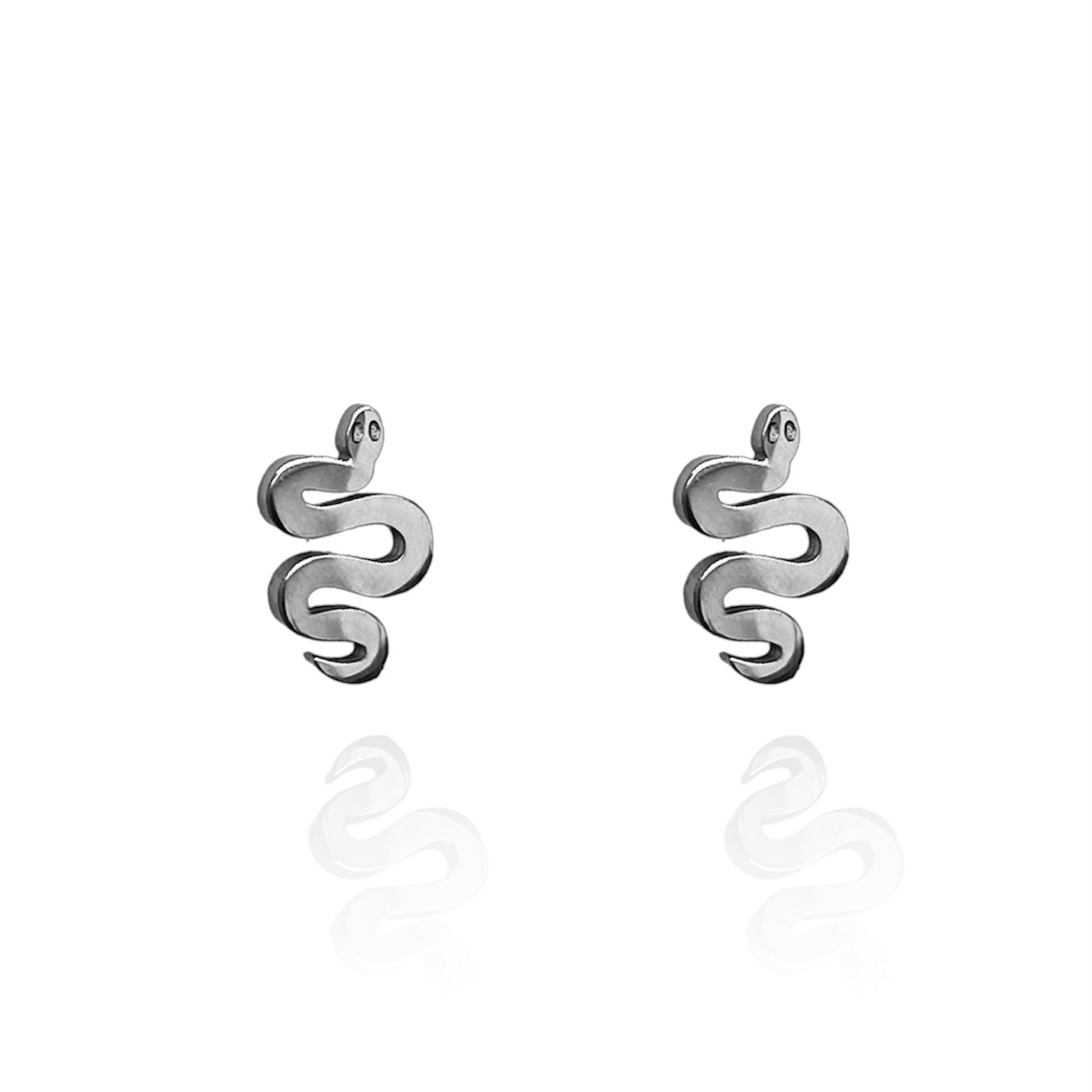 Eucalyptus Leaf Earring Studs Silver – Originals Lab