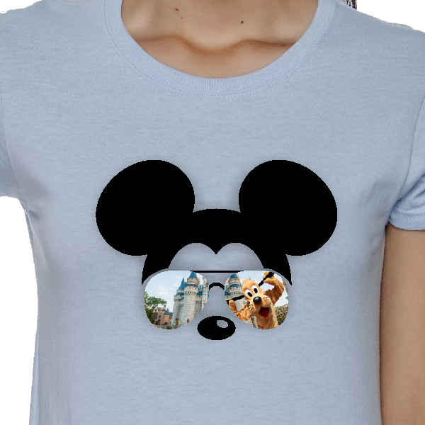 mickey mouse silhouette t shirt