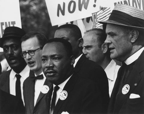 Civil Rights March on Washington, D.C. (Dr._Martin_Luther_King,_Jr. and Mathew Ahmann in a crowd.) -History By Mail