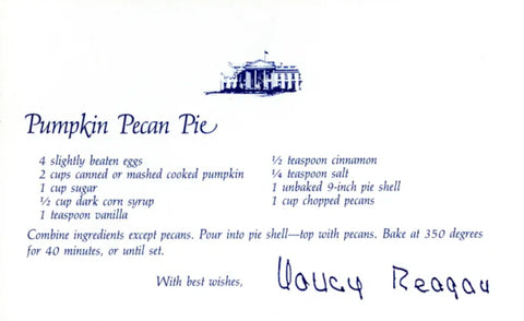 Recipe from the Ronald Reagan Presidential Library