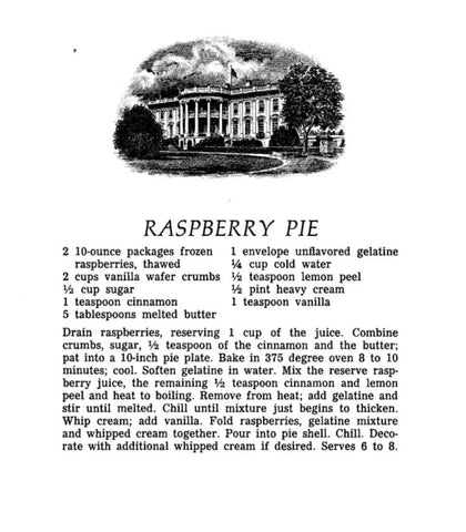 Recipe from the Richard Nixon Presidential Library