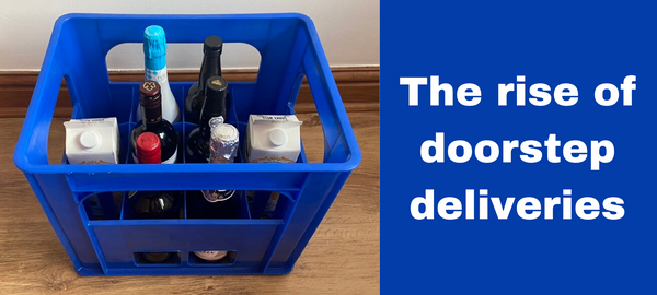 doorstep deliveries using bottle crates for pubs, restaurants, bars, cafes