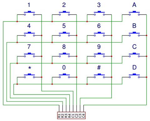 Arduino Keypad Tutorial 4X4 Keypad