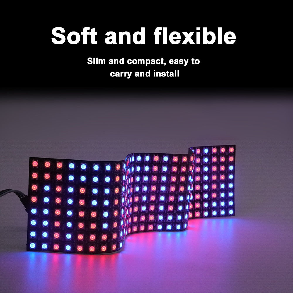 Factory Wholesale Flexible RGB Pixel Panel DIY Programmable
