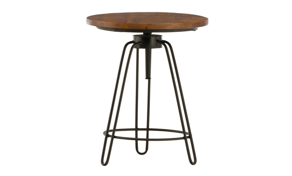 Metalworks Adjustable Accent Table | Schneiderman's Furniture