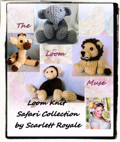 Loom Knit Pattern eBook: 50 Loom Knit Stuffed Animals Pattern Collecti –  CinDWood Looms