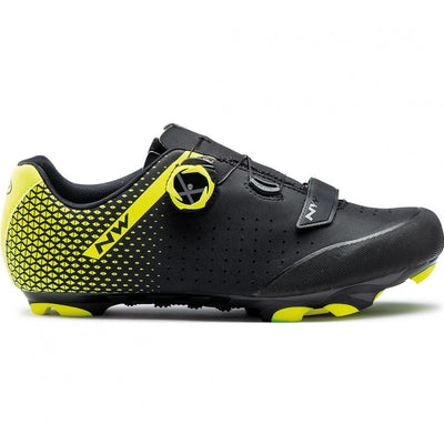 Buy Northwave Scorpius 2 Plus Shoes-Black/Mil/Yellow Online in