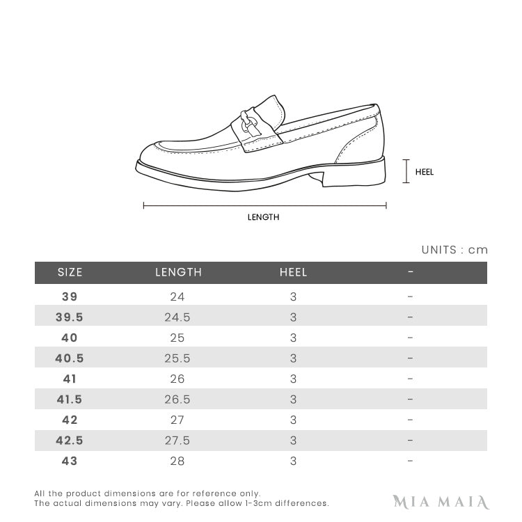 Size Chart of Bally GALAXY Suede 