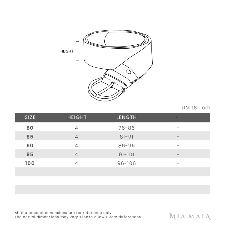 belt size guide gucci