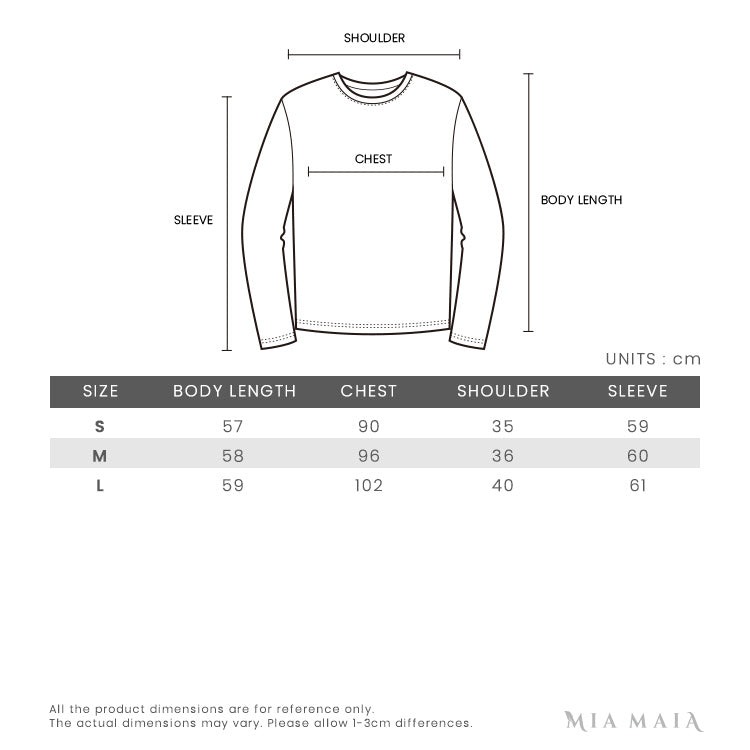 Jumper Size Chart