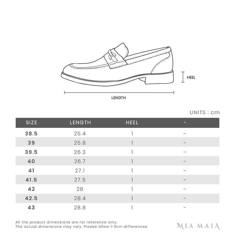Emporio Armani Shoes Size Chart