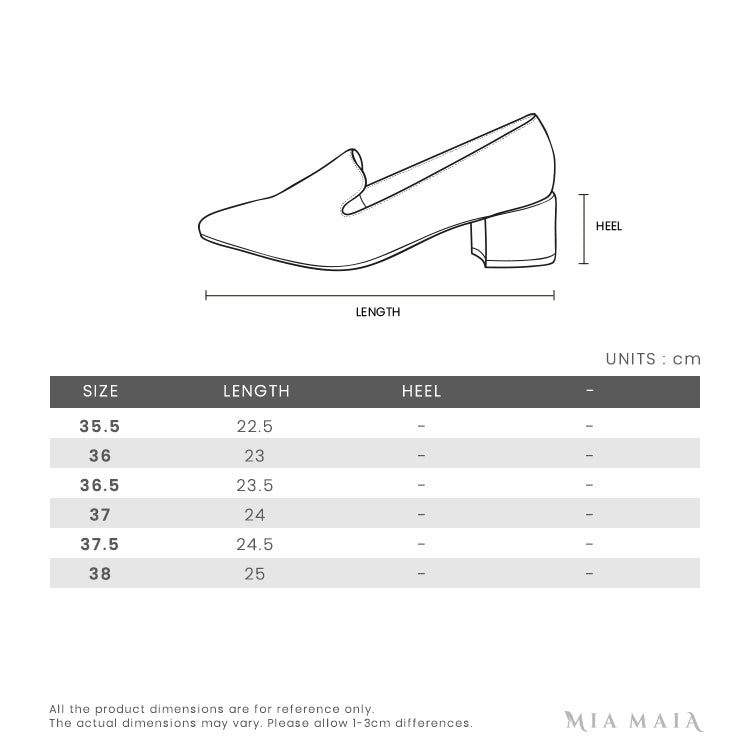 valentino heels size chart