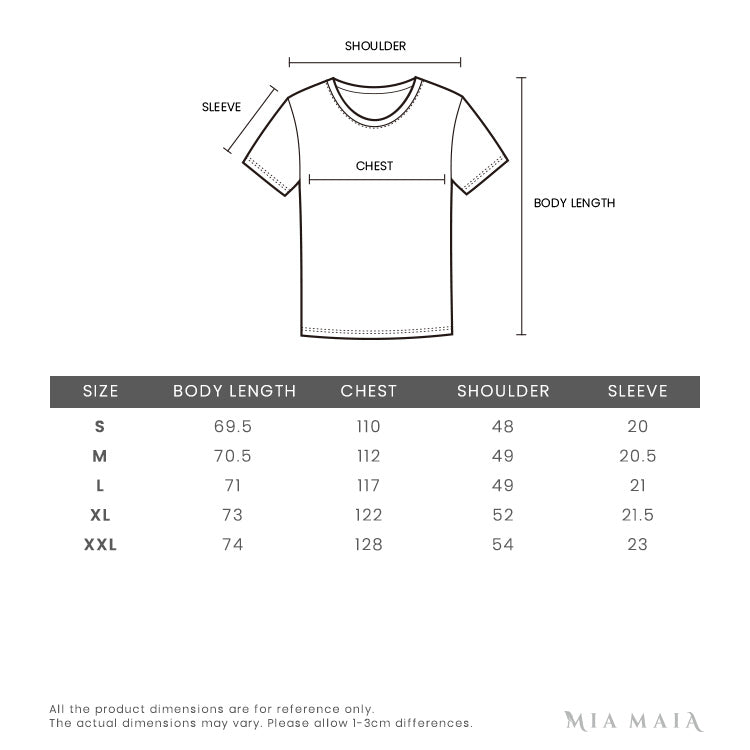 Versace Versace Jeans Couture logo T-shirt | Size Chart – Mia Maia