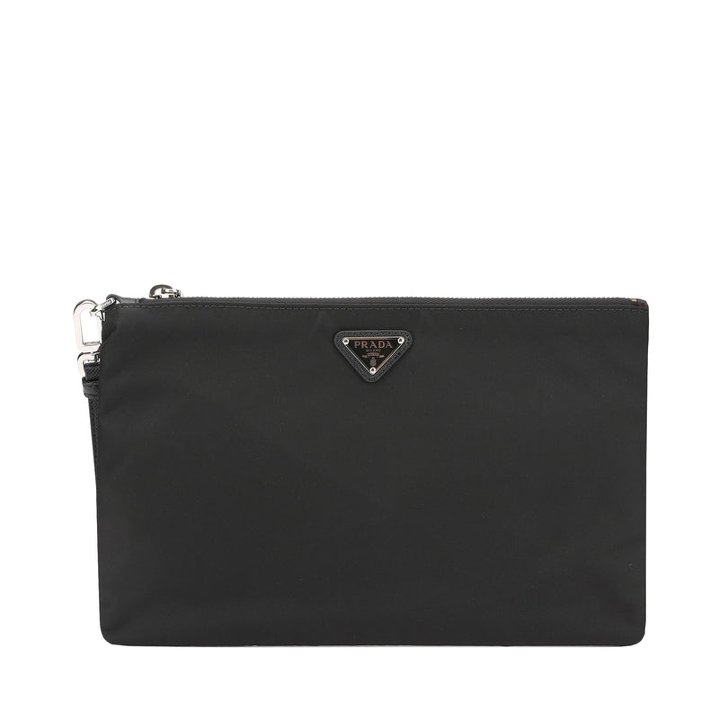 prada nylon clutch bag