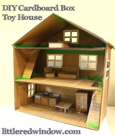 How to make a cardboard dollhouse - Today's Parent