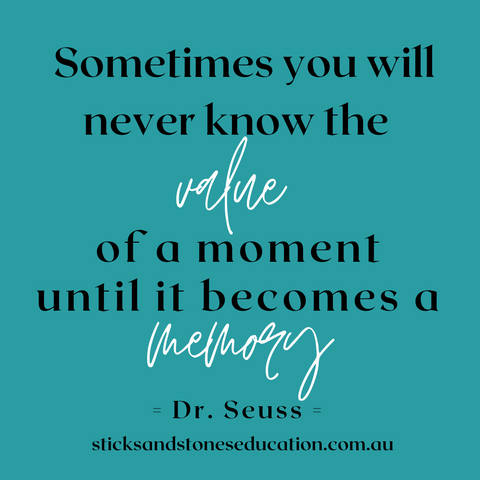 quote about the value of a moment