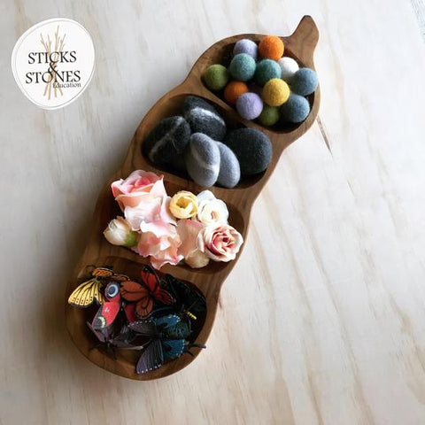 wooden sorting tray 