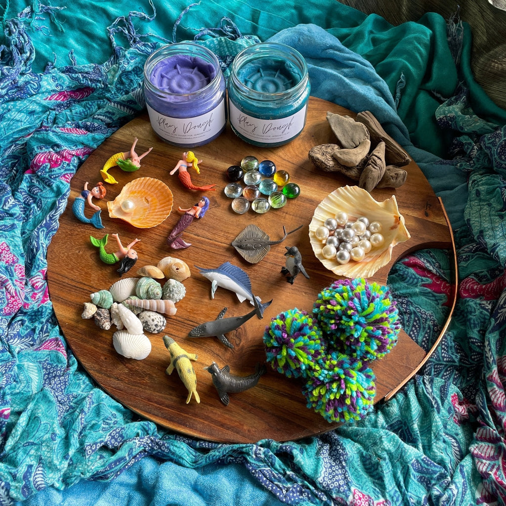 Under the Sea Loose Parts Play Kit Tuff Tray Activity Sensory Bin Sensory  Play Kit 