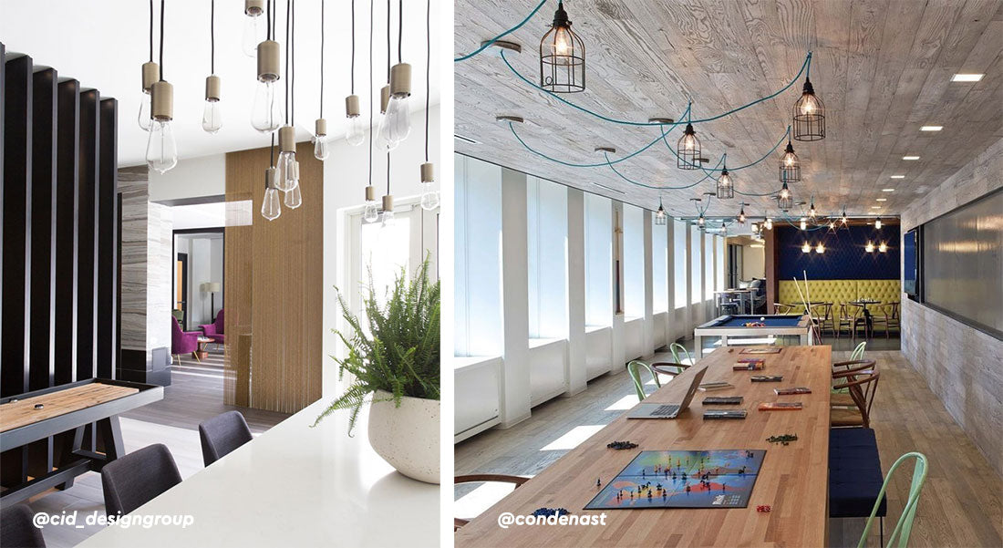 Office Lighting Design | Chic Lighting by Color Cord Company
