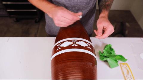 Man creating a Vessel Shade