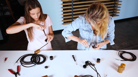 Girls Wiring Individual Pendants