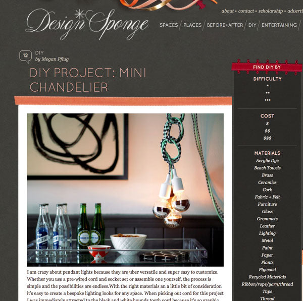 Design Sponge webpage screenshot