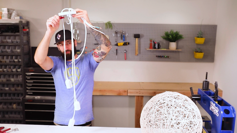 assembling pendant light