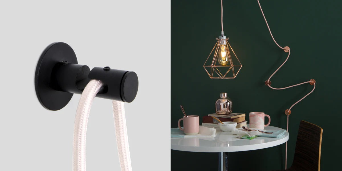 examples of how to use swag hooks in light fixtures