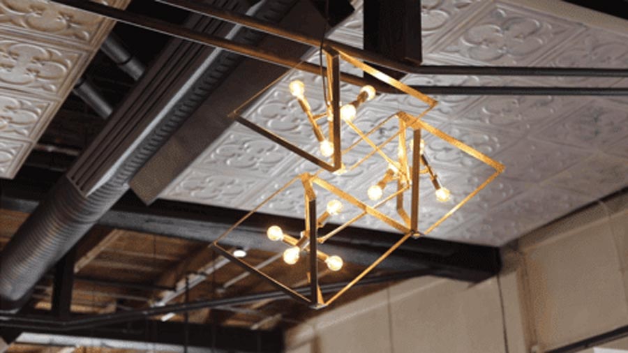 industrial style chandelier light fixture