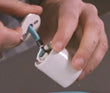  attaching porcelain socket parts in how to wire a porcelain socket
