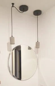 swagged pendant light