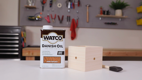 Custom wood cluster with watco danish oil